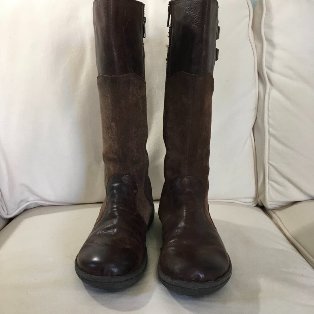 Born Brown Leather Tall Boots - Picture 3 of 13